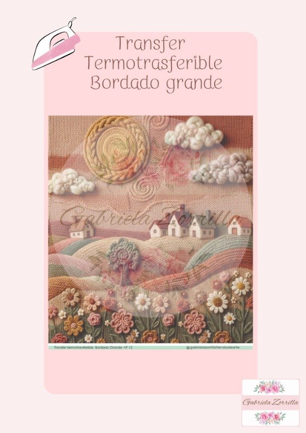 Producto - Transfer Termo bordado grande 12
