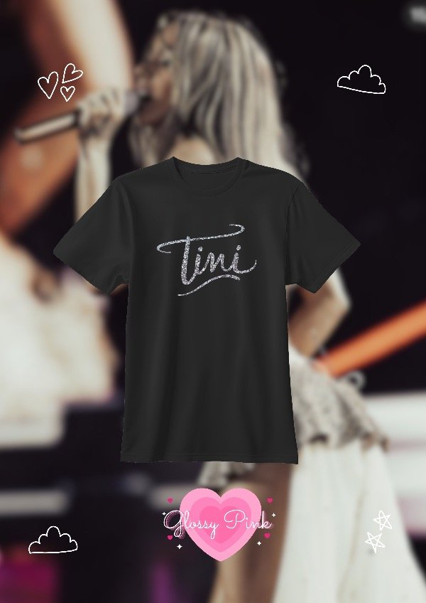 Producto - Remera Tini - VINILO TEXTIL GLITTER
