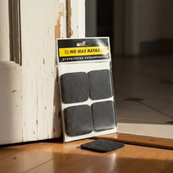 Producto - Protector Fieltro Autoadhesivo Cuadrado 46mm Blister X4 Uni