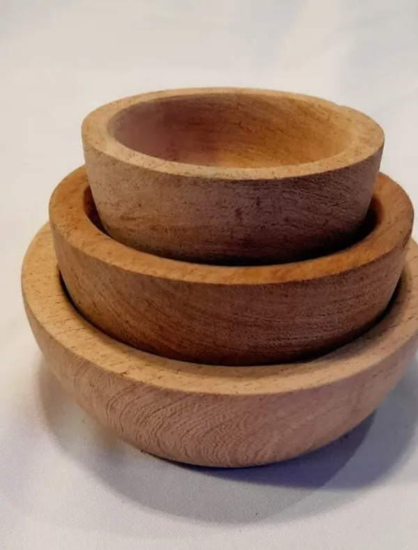 Producto - Cuenco cazuela 10 cm  de diámetro madera calden