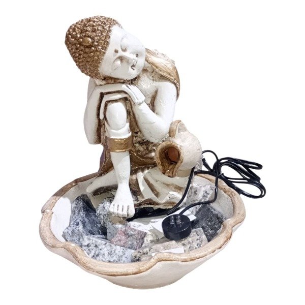 Producto - FUENTE DE AGUA BUDA DORMIDO 35CM