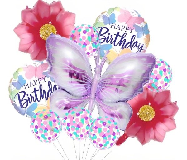 Producto - Set de globos Mariposa