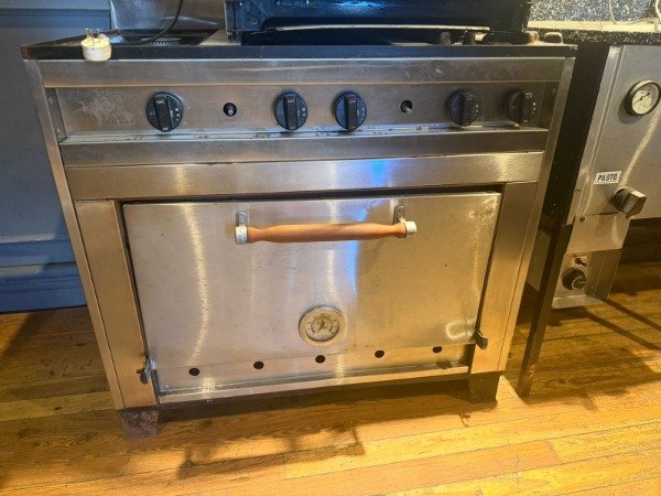 Producto - COCINA INDUSTRIAL 6 HORNALLAS HORNO PIZZERO 94x62x86 #11044