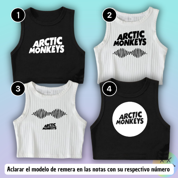 Producto - Musculosas Arctic Monkeys #1