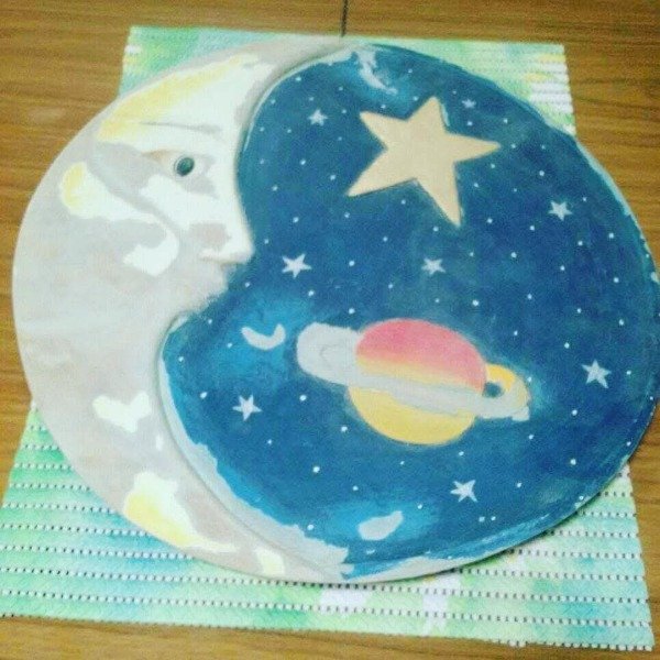 Producto - Restauración  Plato de Madera Luna