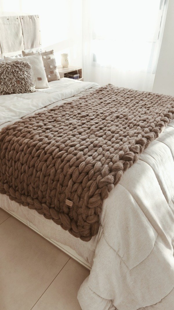 Producto - Manta nórdica XXL 2.00x0.80 (visón)