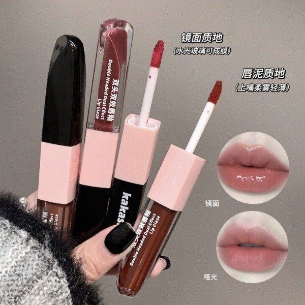 Producto - Double headed dual effect lip glaze kkshow