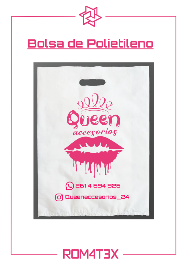 Producto - 100 Bolsas de Polietileno QUEEN ACCESORIOS