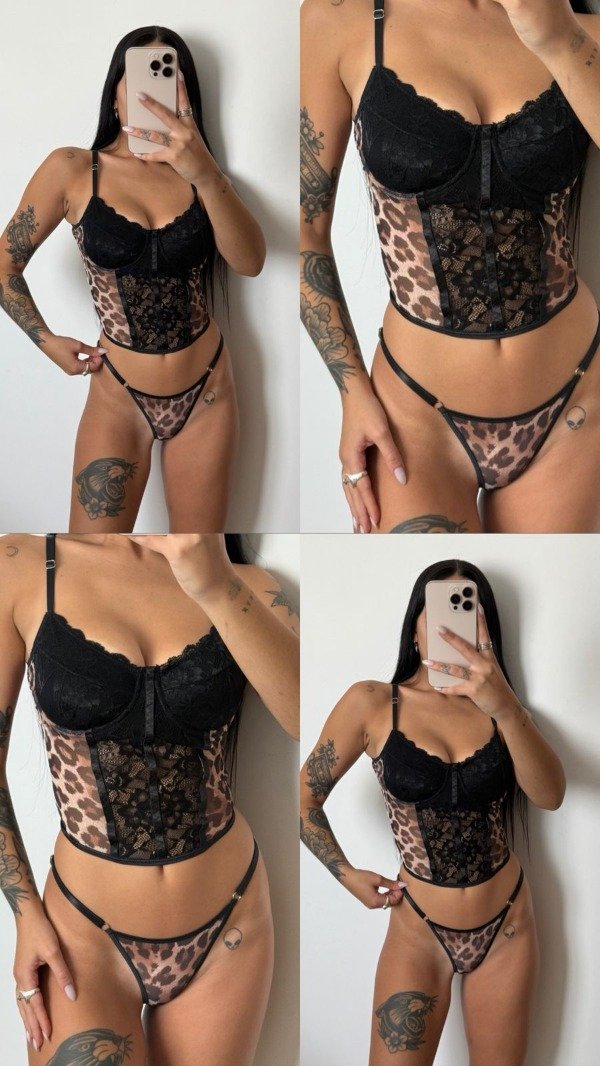 Producto - Corset Print Puntilla