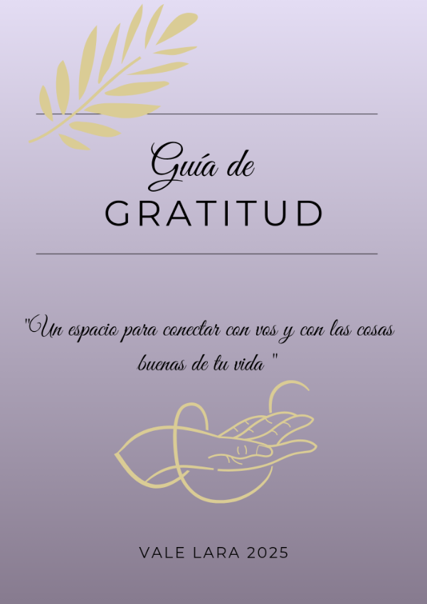 Producto - Guia de gratitud