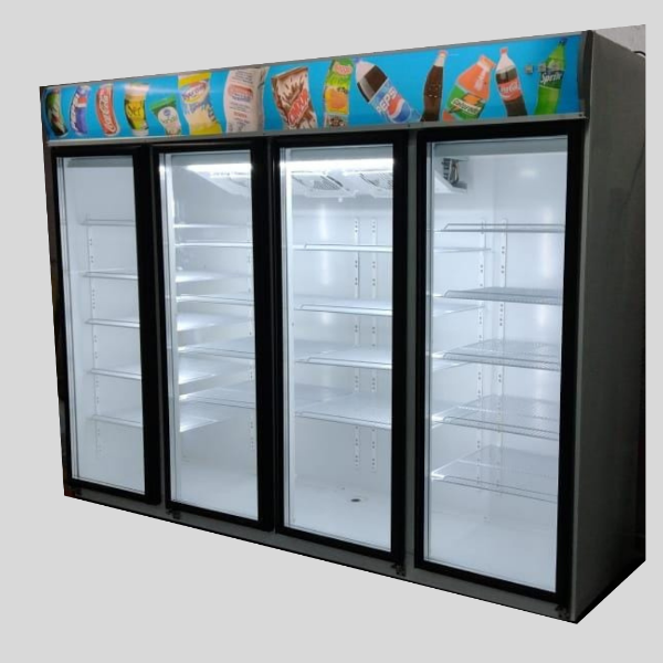 Producto - Heladera exhibidora de 4 puertas con rejas