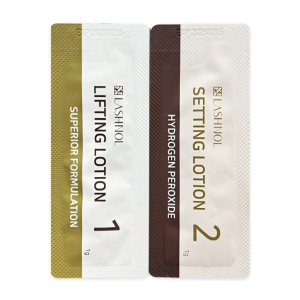 Producto - Kit de lifting - monodosis Lashnol paso 1 y paso 2 - 5 servicios