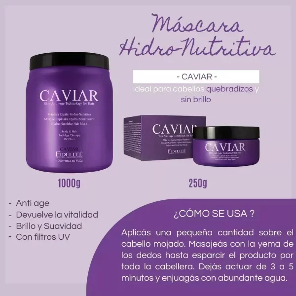 Producto - Baño de Crema Caviar x 270gr Apto CGM - 2