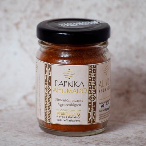 Producto - Paprika ahumado - 40 Gr - Aliwen