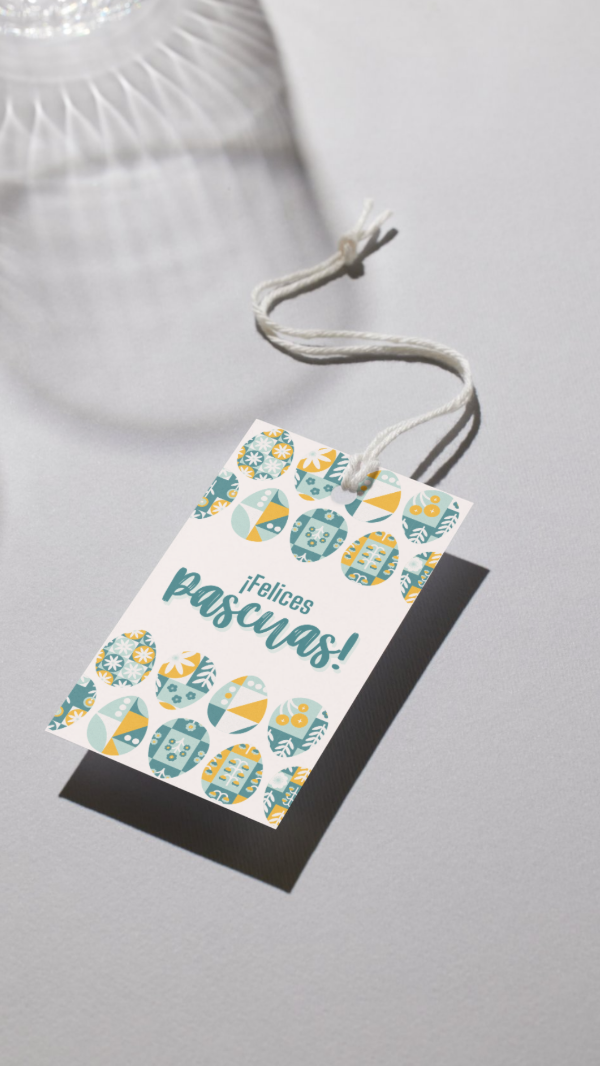 Producto - TAGS Pascuas X 16 UNIDADES: MOTIVO B7