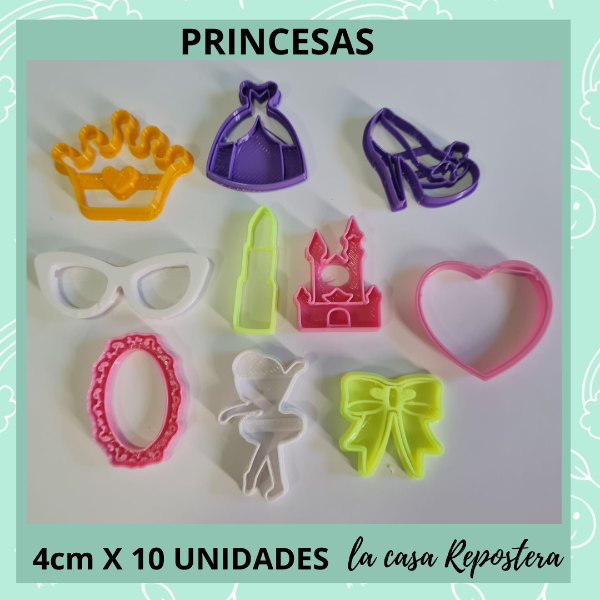 Producto - CORTANTE MINI X 10 PRINCESAS