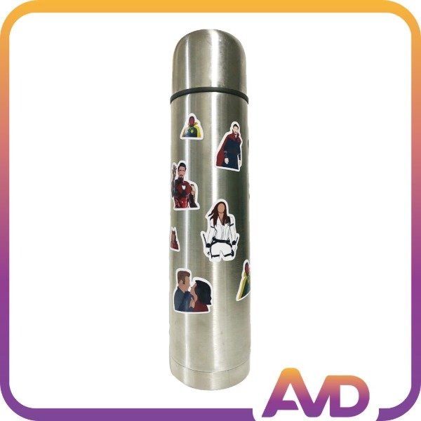 Producto - Sticker Autoadhesivos Termo, Mate, Compu Varios Diseños