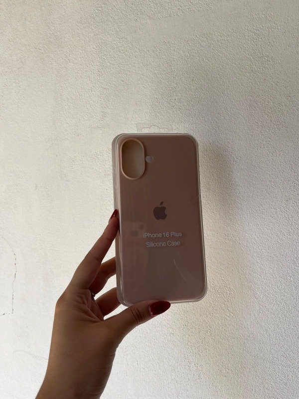 Producto - Iph 16 plus silicona case rosa viejo