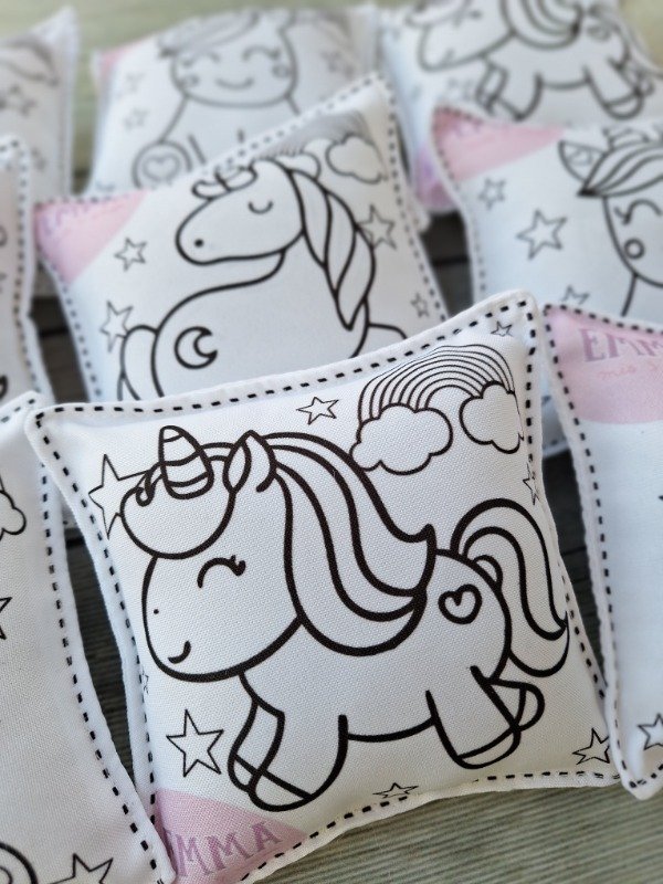 Producto - Almohadón cuadrado para colorear  souvenirs pack x10 - 8