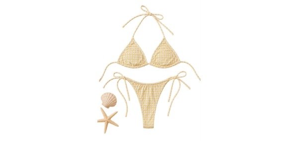 Producto - 2057 - Bikini + Colaless c/Tiras Tricot - 2