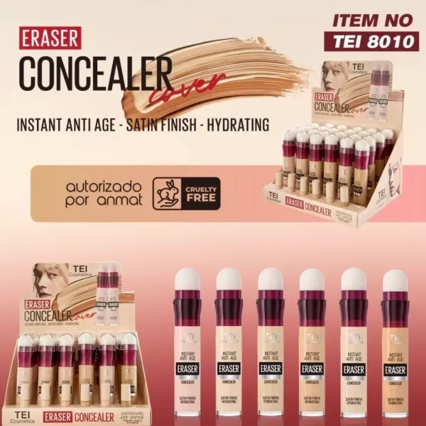 Producto - Corrector + Esponja Antimicrobiana TEI