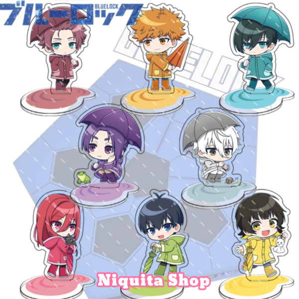 Producto - Blue Lock chibis lluvia - Standees