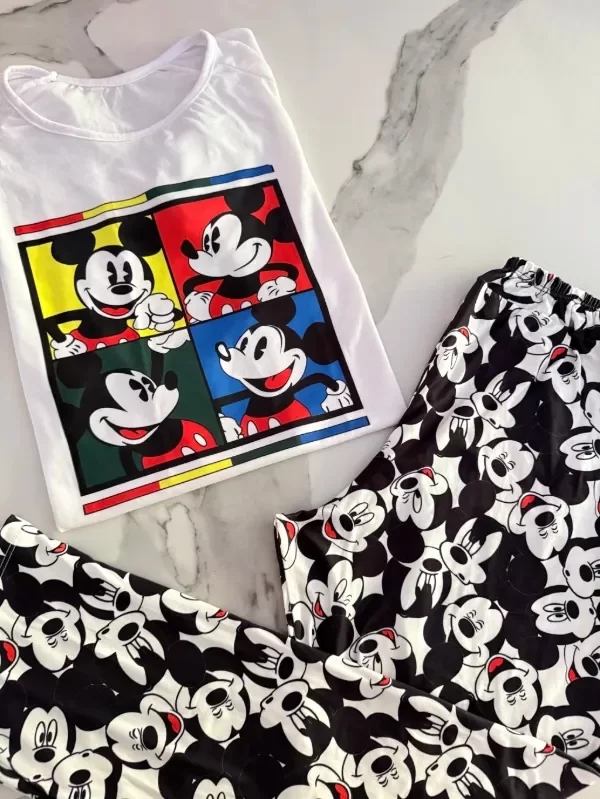 Producto - Pijama Mickey cuadros pantalón largo