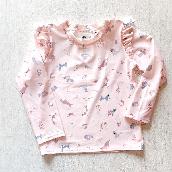 Remera uv HyM talle 2 rosa — imagen 2