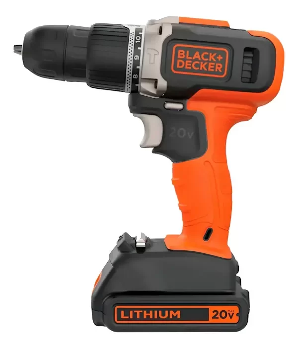 Producto - Taladro Inalambrico 20V con Bateria y Cargador - Black y Decker