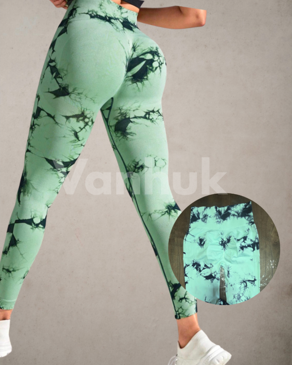 Producto - Calza seamless Batick Verde/Negro DP98201 - 0