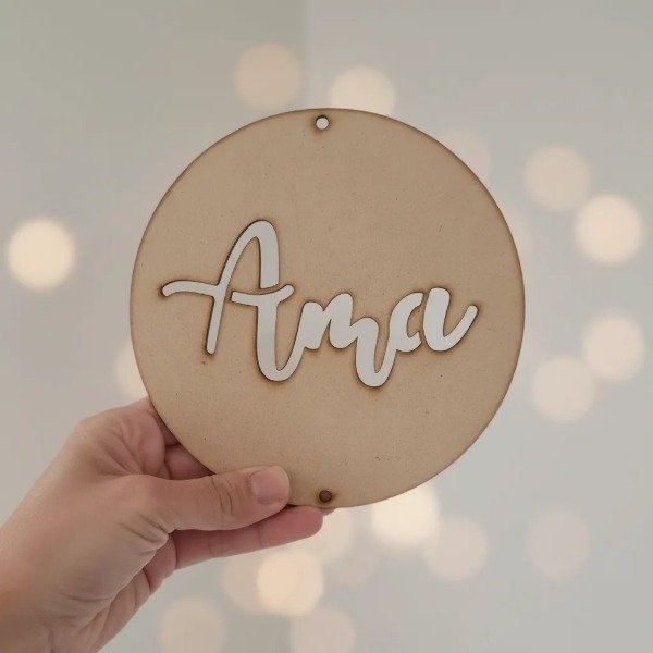 Producto - Circulo AMA 15 cm c/perforación arriba y abajo x 10 unidades
