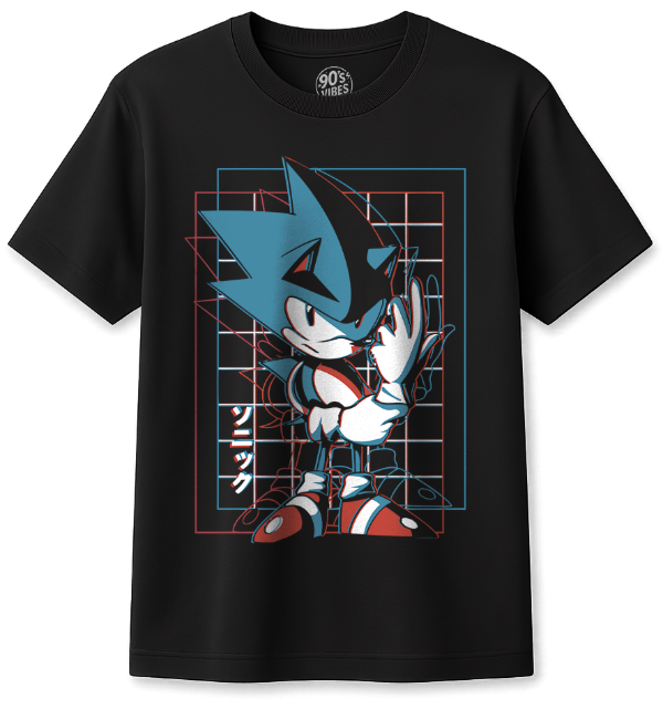 Producto - Remera Sonic el Erizo Diseño Retro