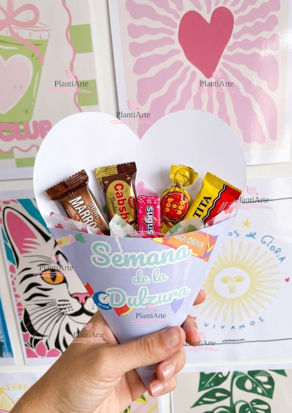 Producto - Bouquets corazón semana de la dulzura