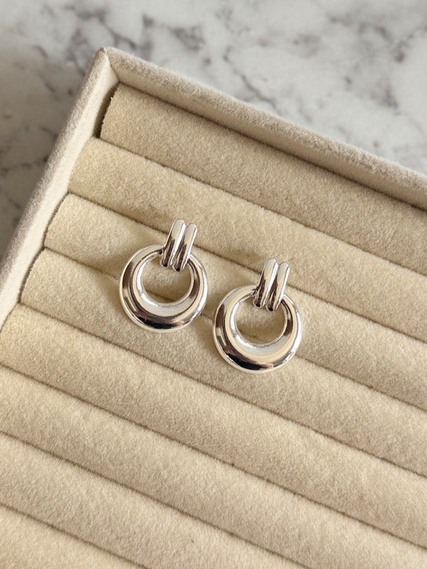 Producto - AROS CARLA ACERO BLANCO