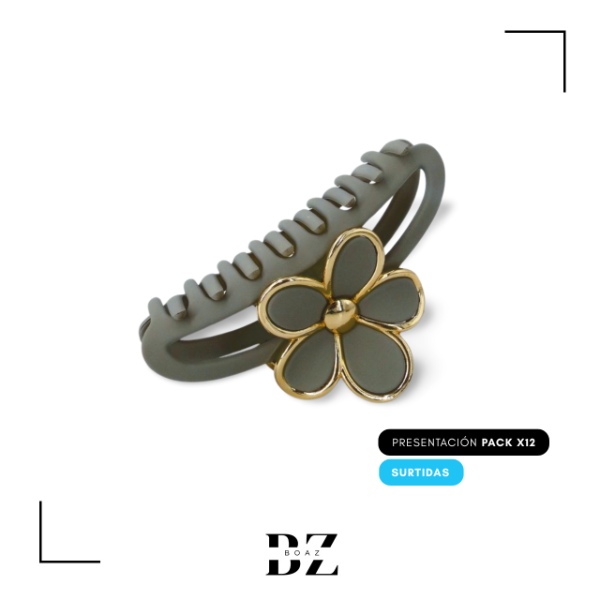 Producto - BROCHE X 12 PCS GR BORDE DORADO 11 CM - 2010-2