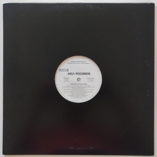 Producto - COOLIO Feat L.V. Gangsta's Paradise Vinilo 12 Promo USA 1995