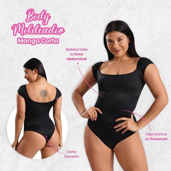 Producto - Body curvy mangas