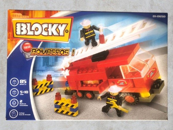 Producto - Blocky Bomberos 1 - 85 piezas