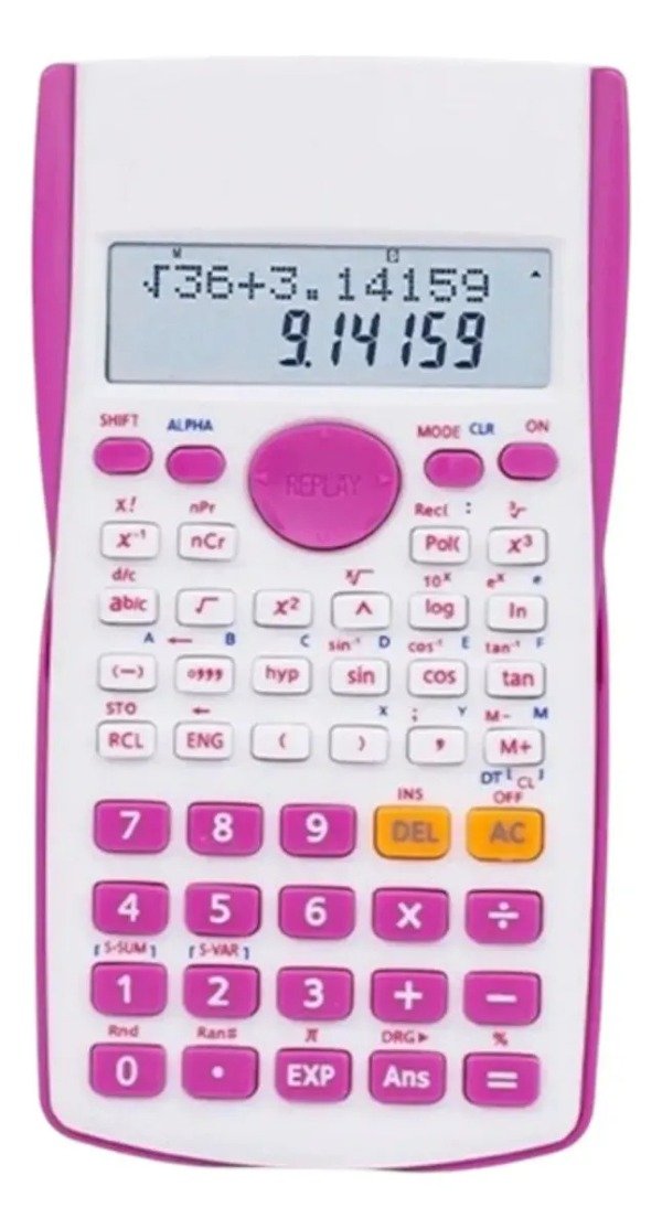 Producto - Calculadora Científica KENKO 10+2 Digitos kk 82ms FUCSIA - 1