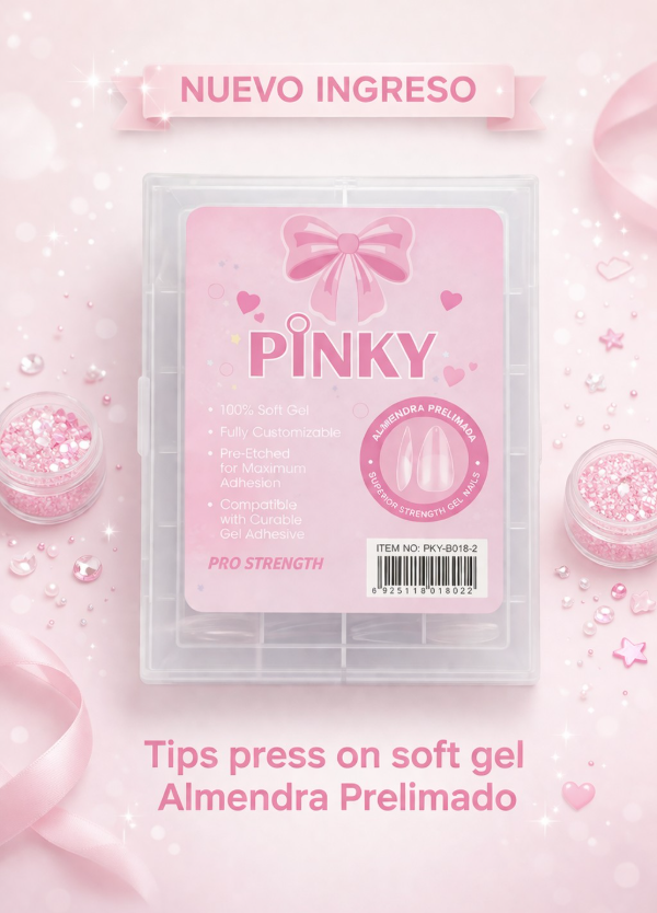Producto - Tips sof gel pinky ( consultar forma)