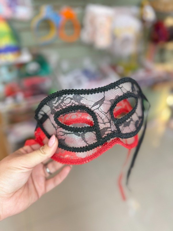 Producto - Antifaz encaje x unidad. Consultar colores disponibles.
