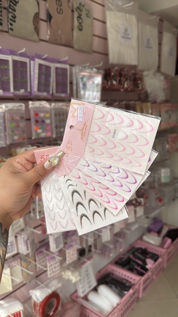Producto - STICKERS FRENCH GLITTER