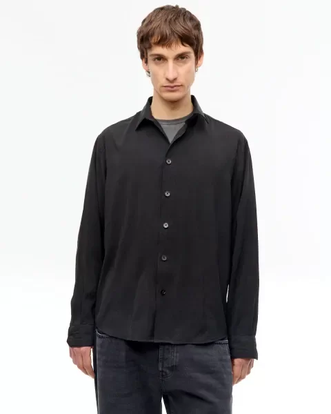 Producto - Camisa Cupro Negro Ay Not Dead - 1