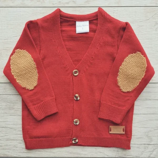 Producto - SAQUITO CARDIGAN PITUCONES Vino