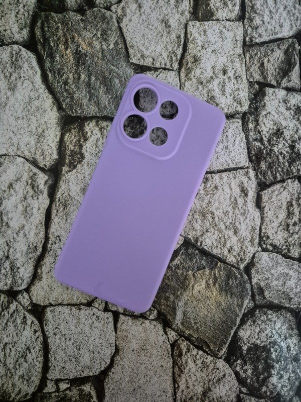 Producto - Funda tpu simil silicon sin felpa Moto G56 lila