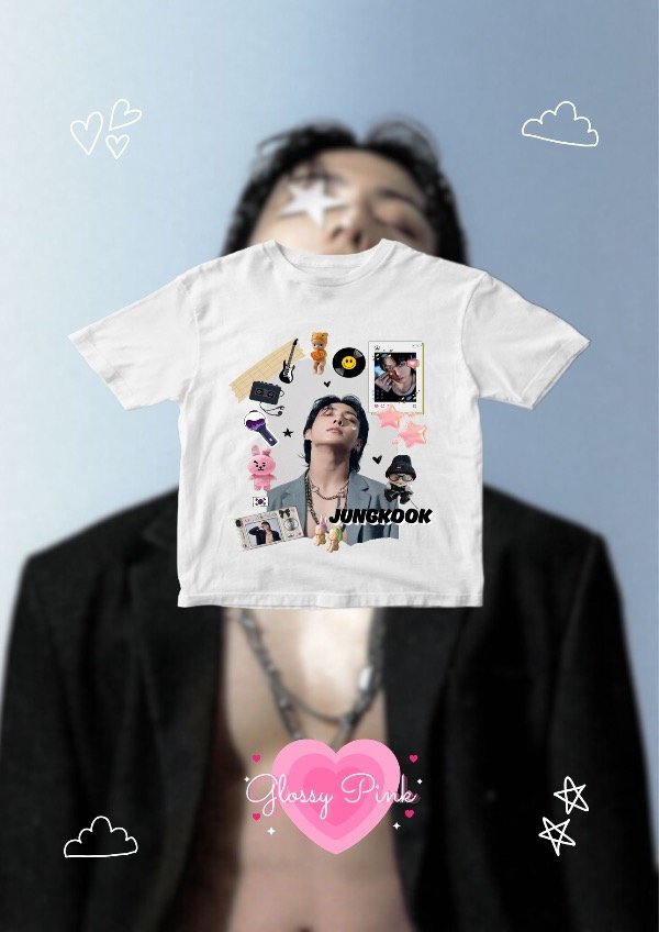 Producto - Baby Tee Jungkook Kawaii - DTF