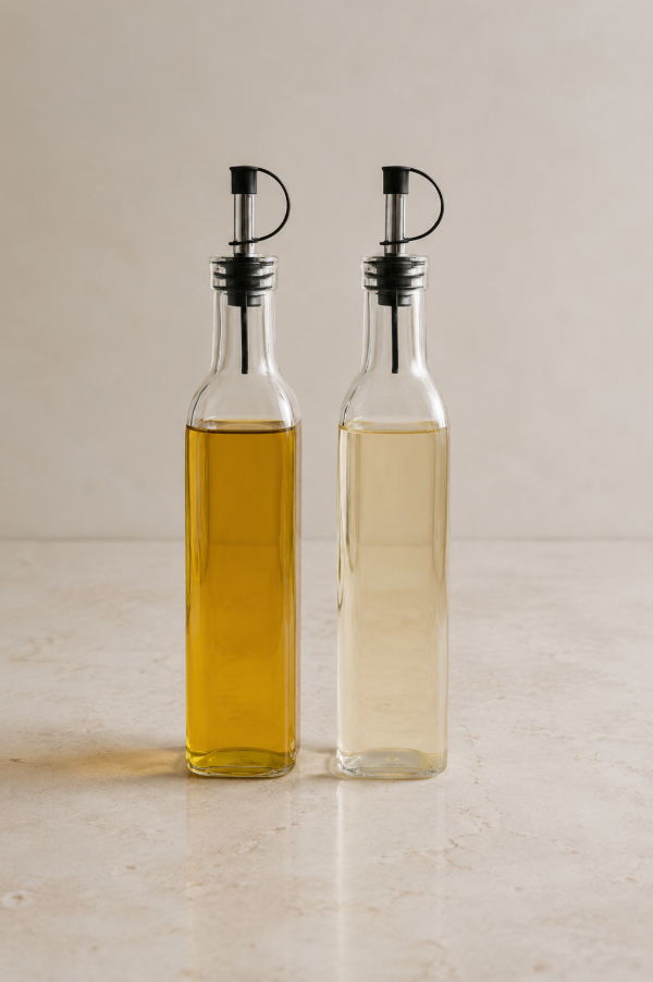 Producto - Aceitero y vinagrero de vidrio