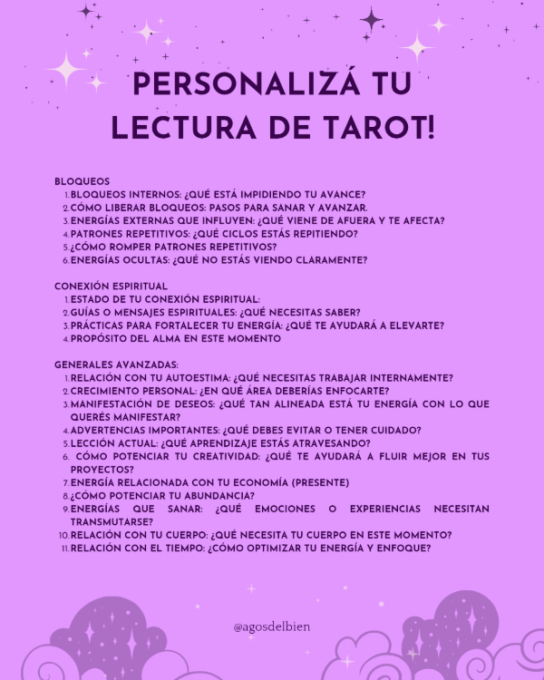 Producto - Lecturas PERSONALIZADAS - 4