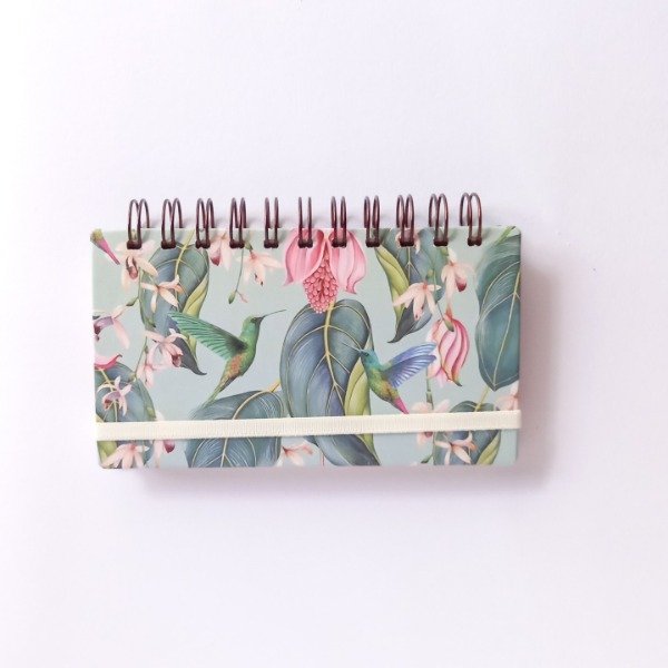 Producto - Agenda 2026 Anillada Pocket (9x16cm) Semana a la Vista - Colibríes