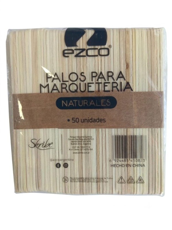 Producto - Palitos de Madera x 50 unidades